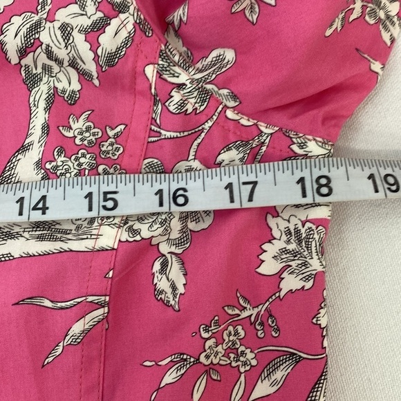 Harold's Cotton Village print Snap Button Top Women's Small - Picture 9 of 10